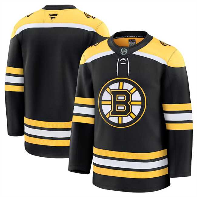 Mens Boston Bruins Blank Black 2024-25 Home Stitched Hockey Jersey Dzhi->boston bruins->NHL Jersey